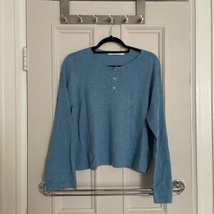 Something to Hold Henley Sweater